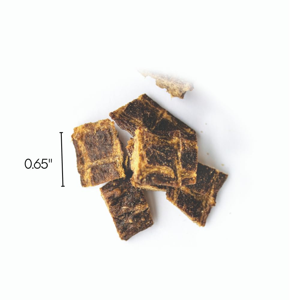 Farmland Traditions Tiny Loves bite-sized treats closeup ideal for on-the-go rewards