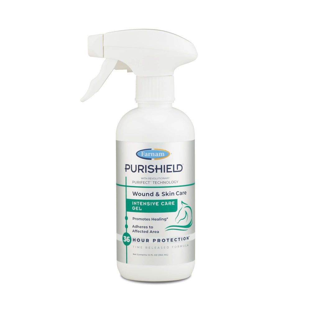 Farnam Purishield Gel spray-application demonstrates quick wound coverage and protection.