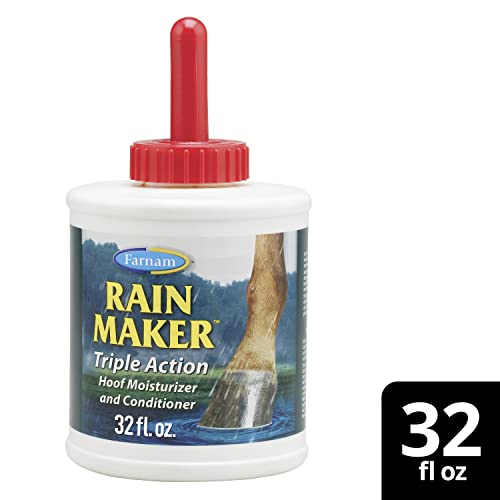 Farnam Rain Maker hoof oil lingering aroma hints at natural ingredients while delivering moisture.