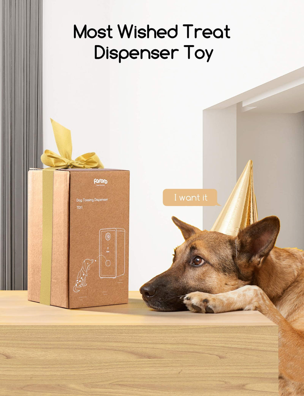 faroro dog camera app interface provides live video and treat-toss control