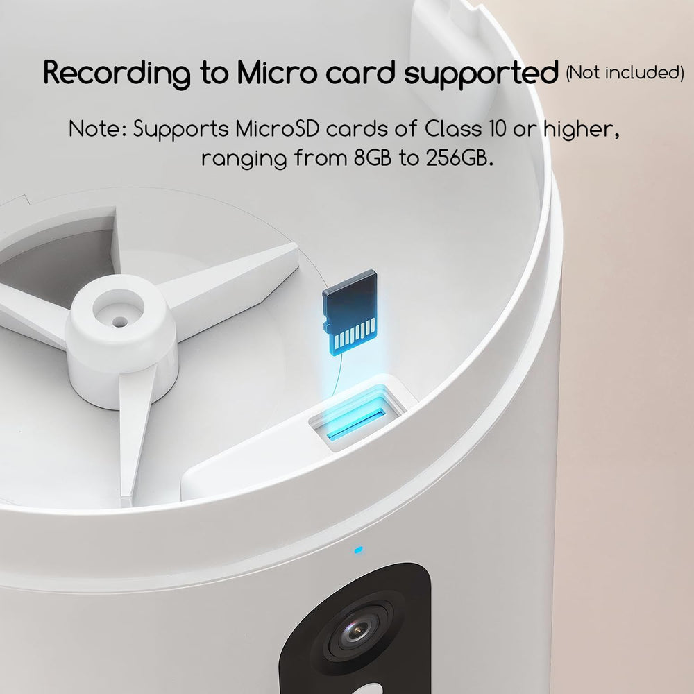 Faroro low food sensor alerts you to refilling needs.