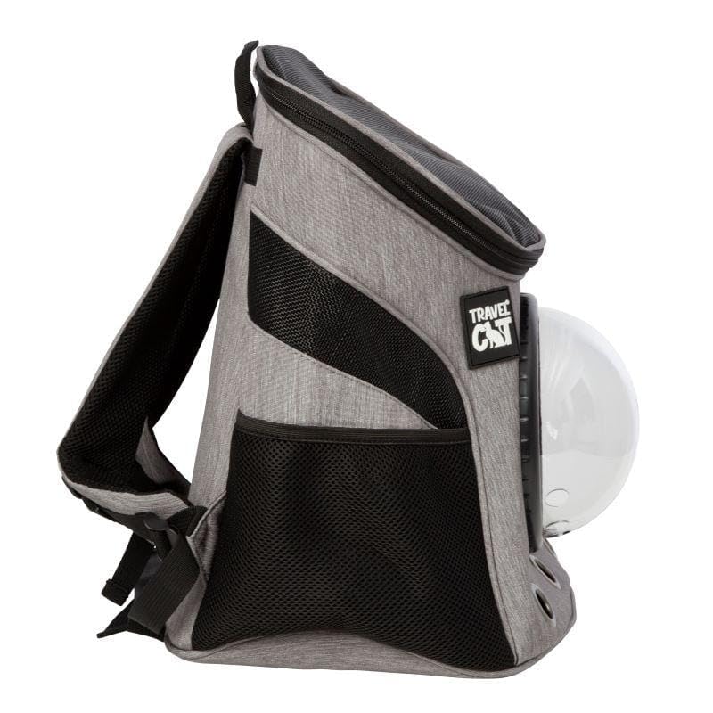 The Fat Cat side pockets organize essentials for travels and hikes.