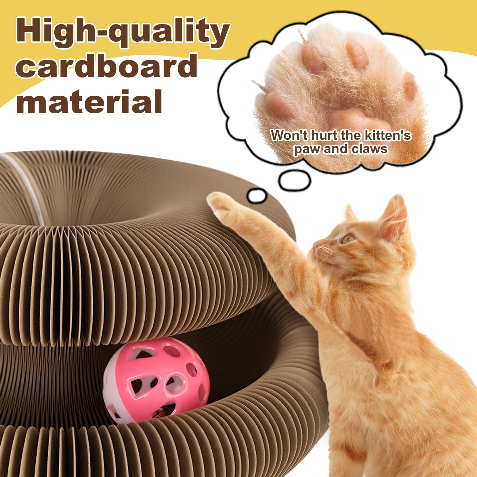 FATIRO Indoor-outdoor cat play setup for versatile use and fun.