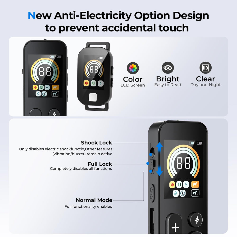 Fatjopet IP67 waterproof collar withstands rain and splashes during outdoor adventures.