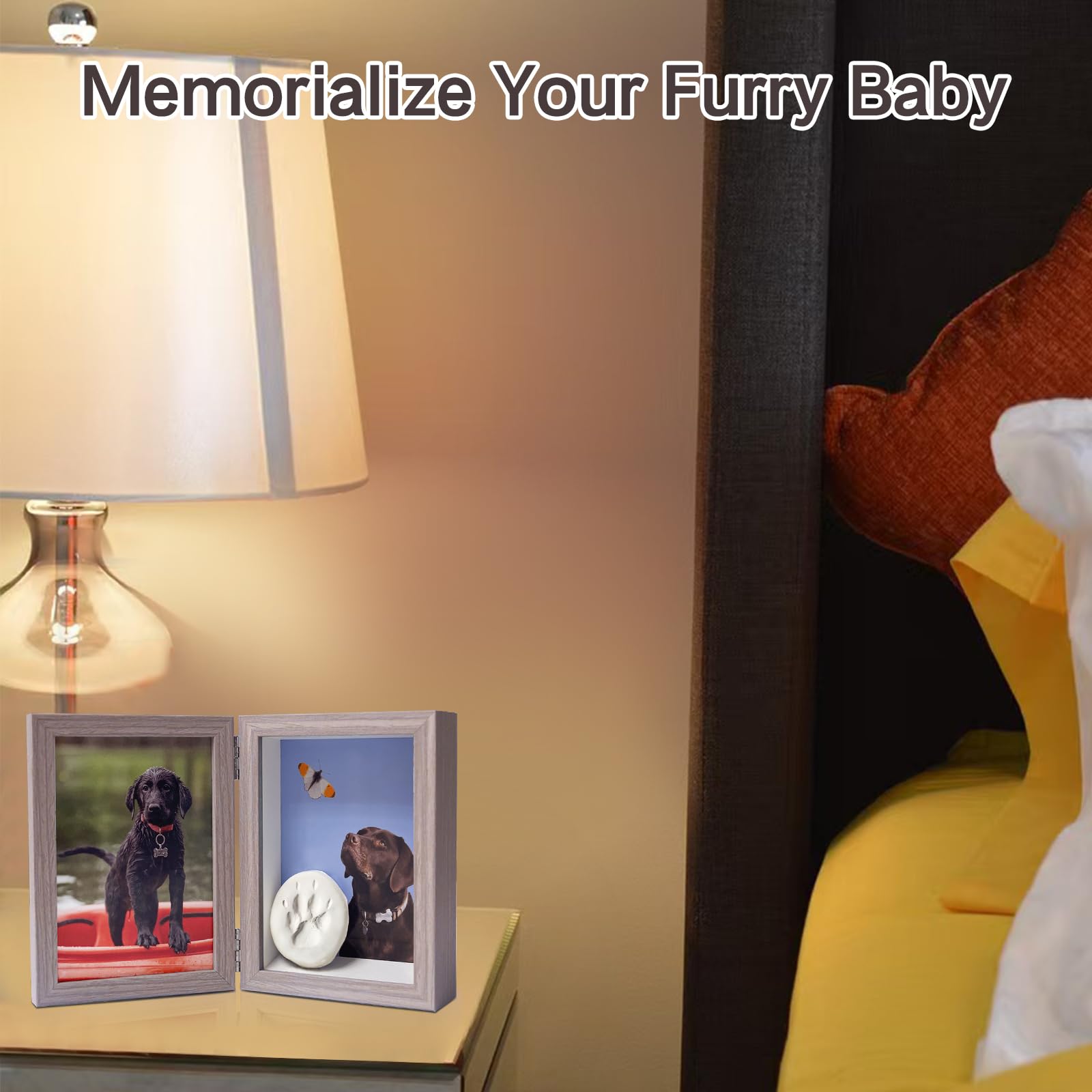 Favonuovy 5x7 frame clear glass front protecting memories