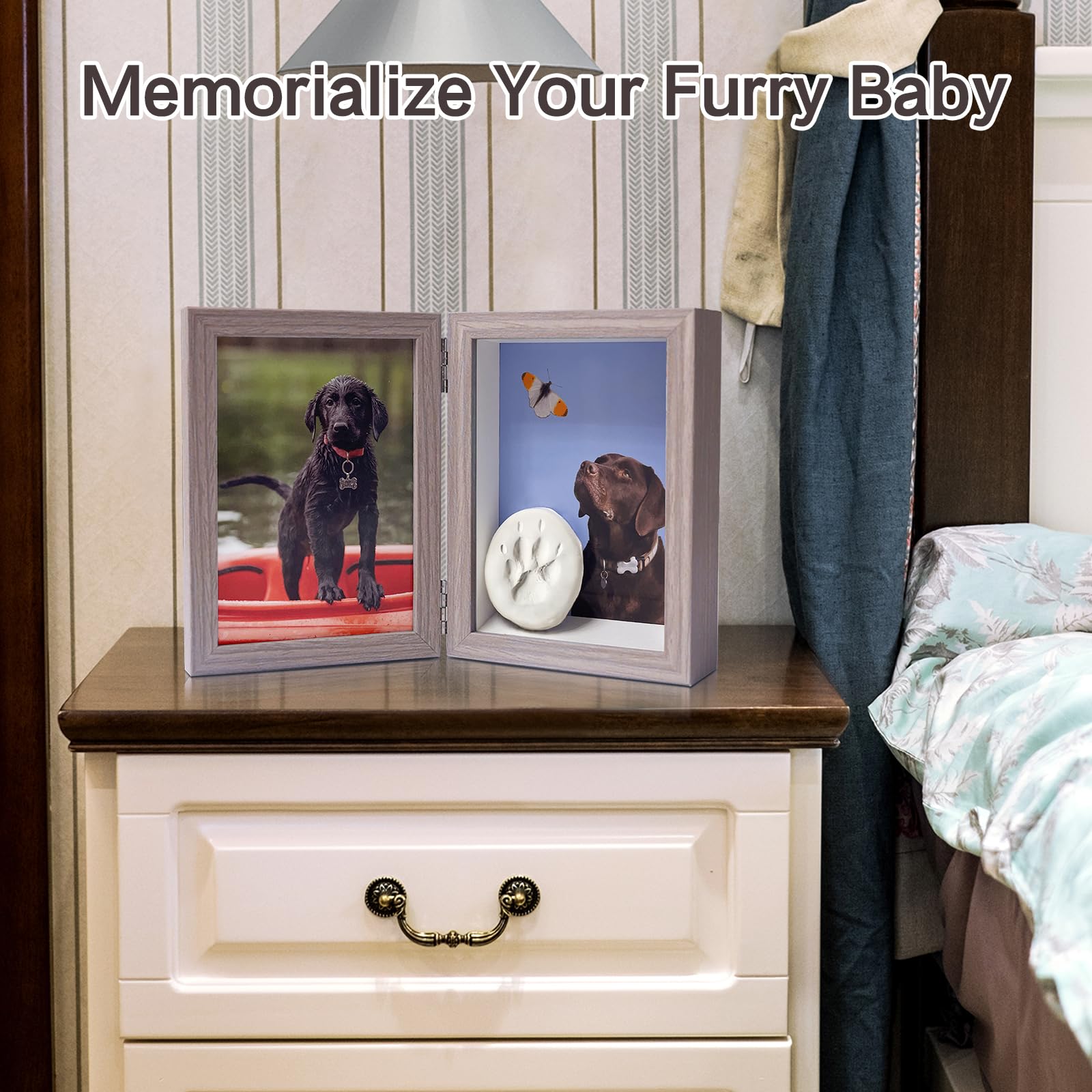 Favonuovy 5x7 pet memorial frame makes a thoughtful gift for pet lovers