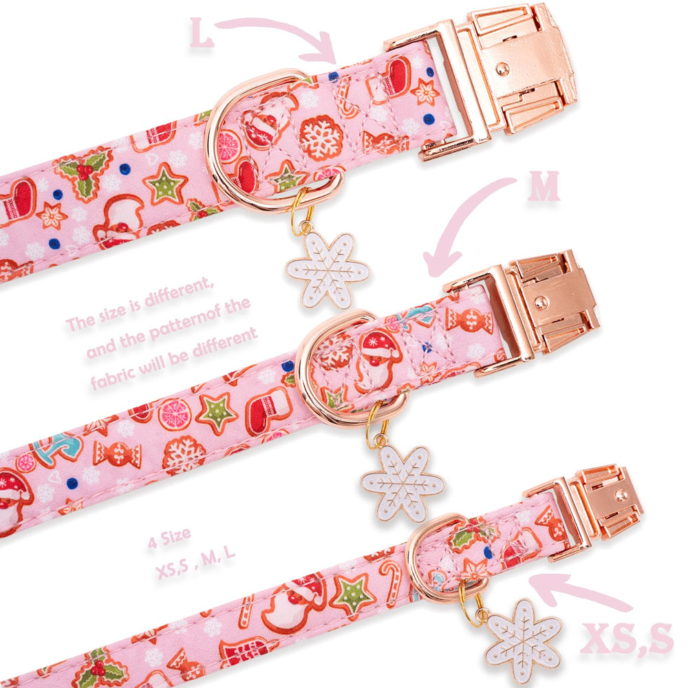 Faygarsle pink collar with metal buckle for secure fit and durability.