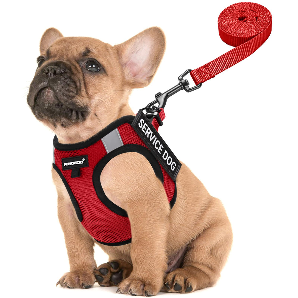 FAYOGOO service dog vest front view shows lightweight mesh for comfort