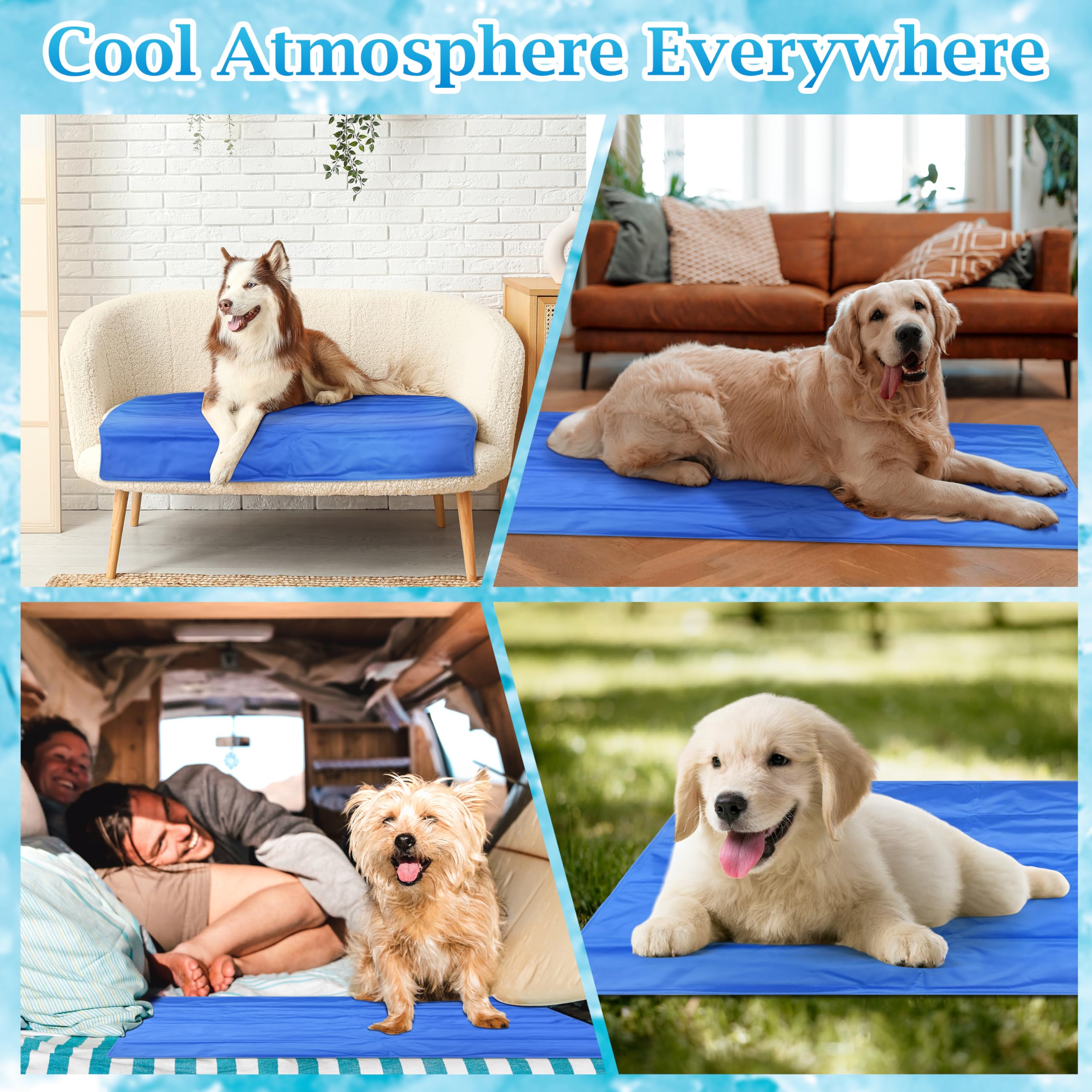 Fayoo cooling mat for indoor and outdoor use on sofas or car rides.