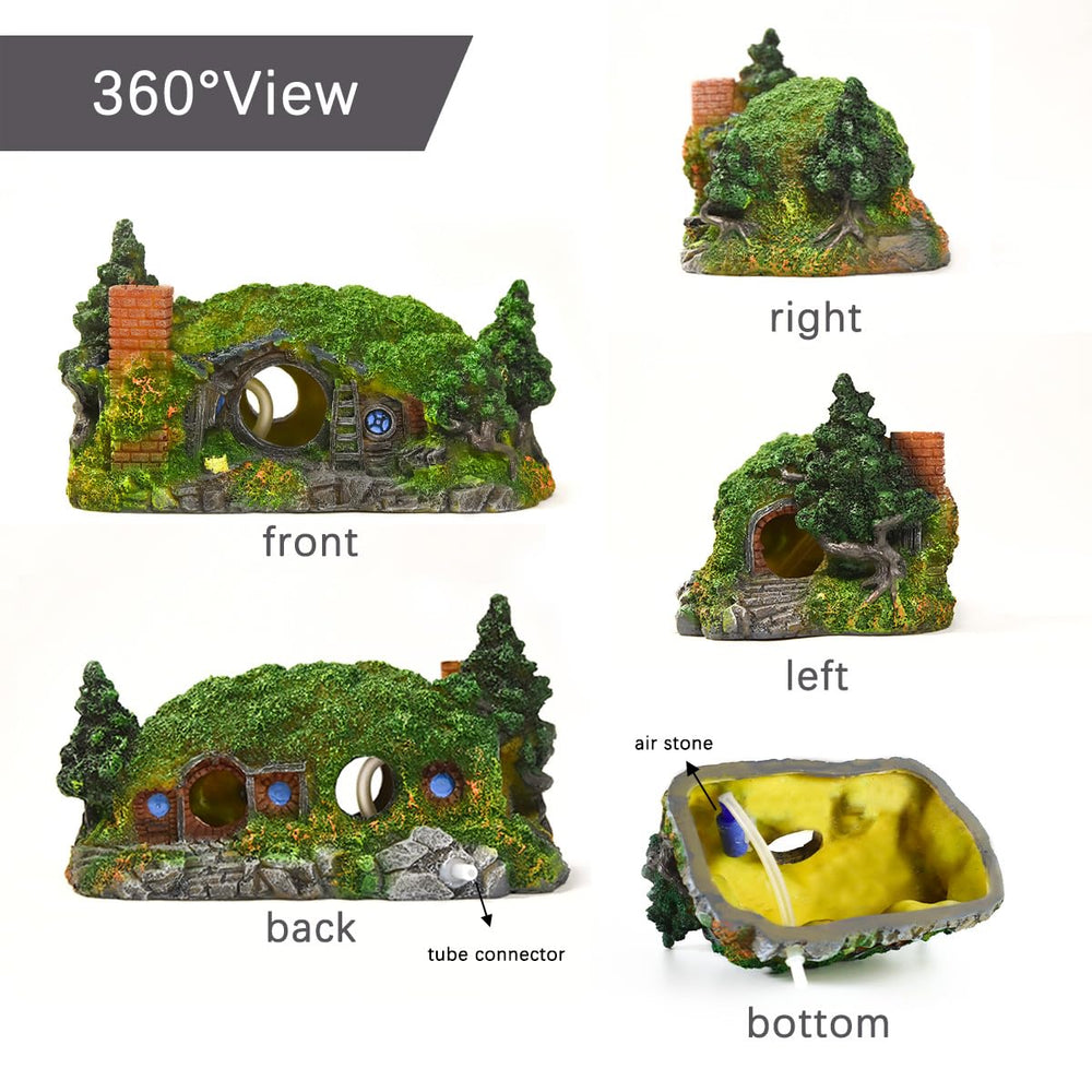 Fazhongfa castle-hobbit-small in-tank placement supports versatile storytelling.