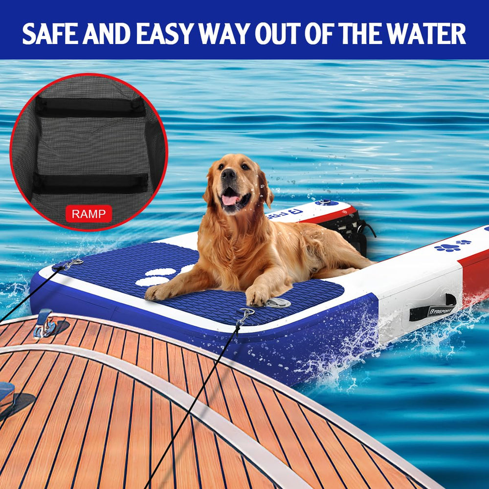 FBSPORT stainless steel post supports keep the ramp stable underwater