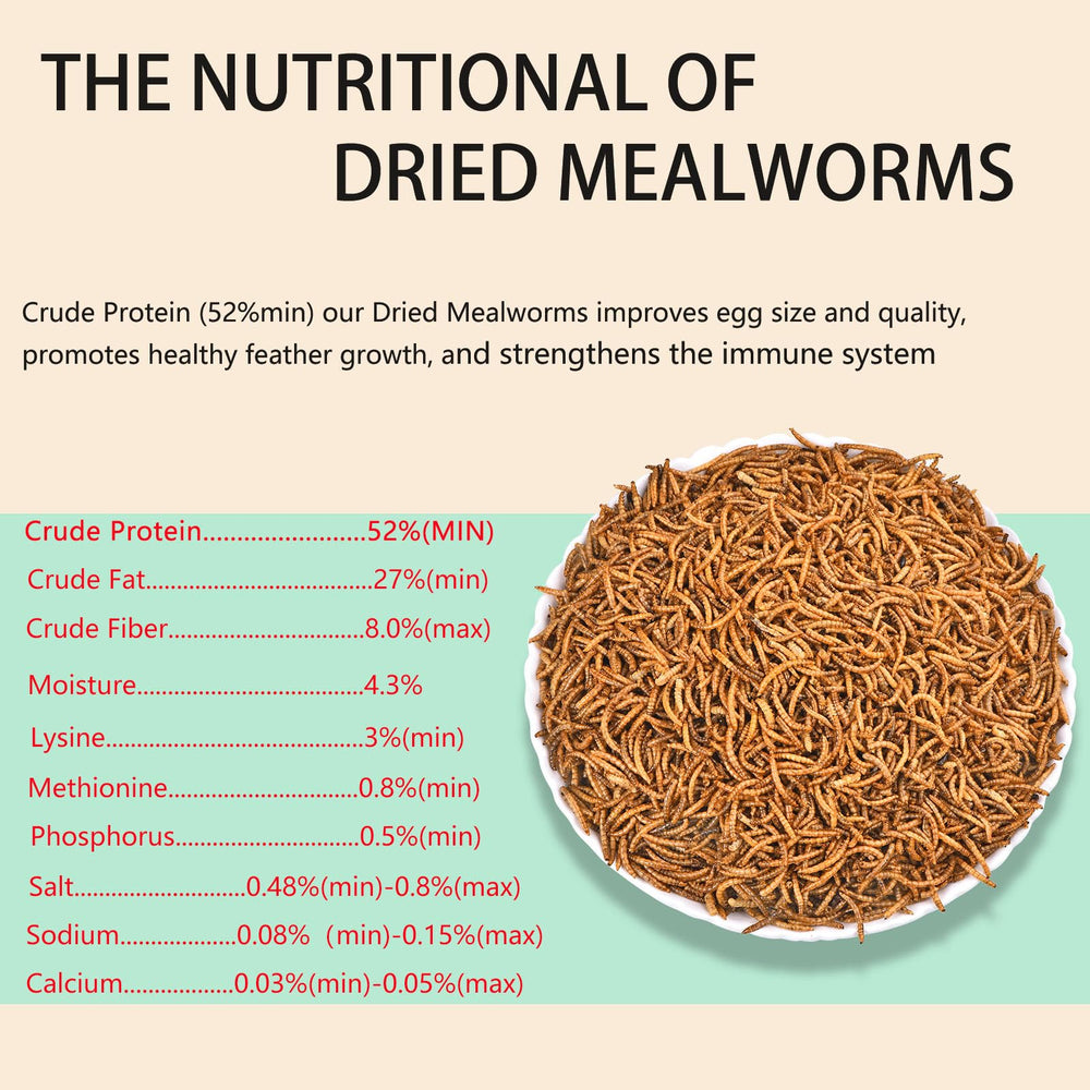 FCI Grubs dried mealworms non GMO label signaling quality production standards