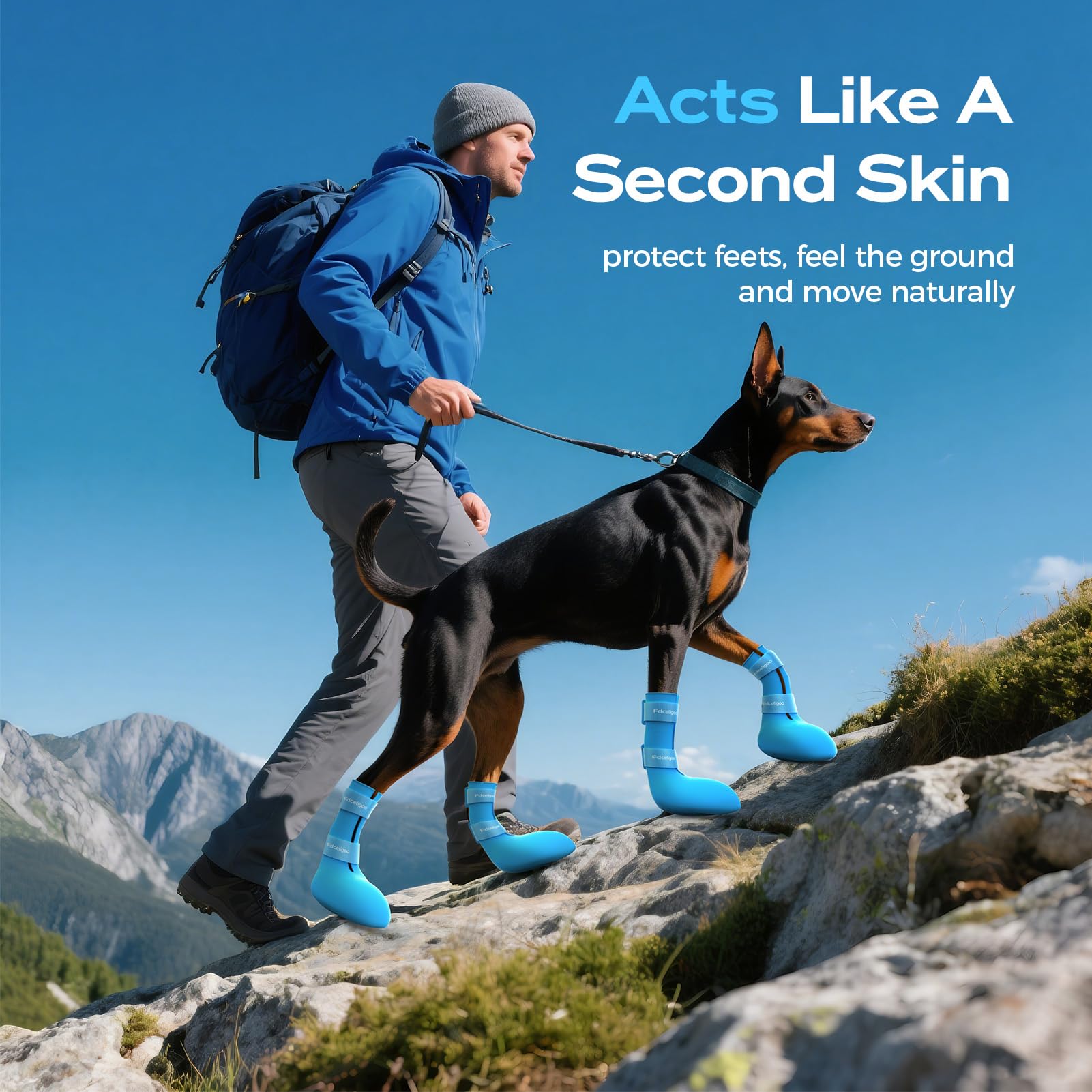 Fdceligoo easy-on-off silicone-style booties simplify paw protection for small dogs.