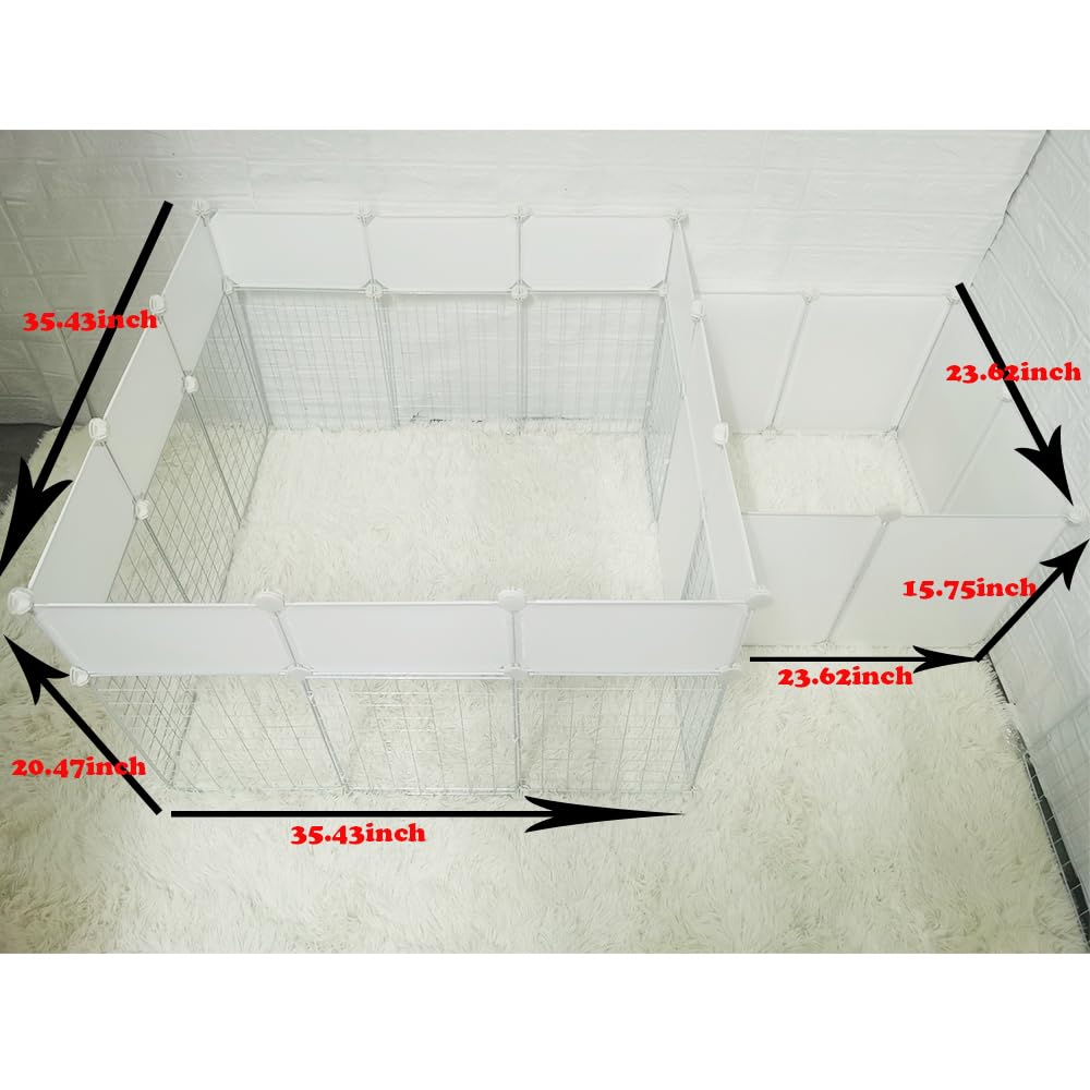 FDSDEFEN dog playpen assembly shape: modular panels enable versatile room setups.