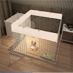 FDSDEFEN dog playpen with door: secure indoor containment for training and play.