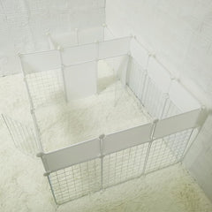 FDSDEFEN dog playpen outdoor-portable: great for quick outside play sessions.