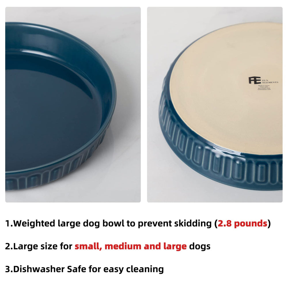 FE Fun Elements blue 89oz capacity bowl ideal for large meals