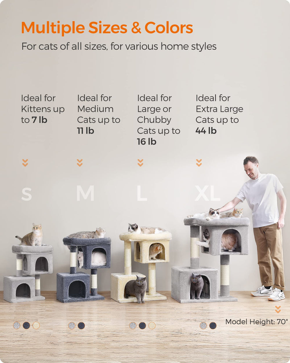 Feandrea Cat Tree anti-tip kit boosts stability for safe play