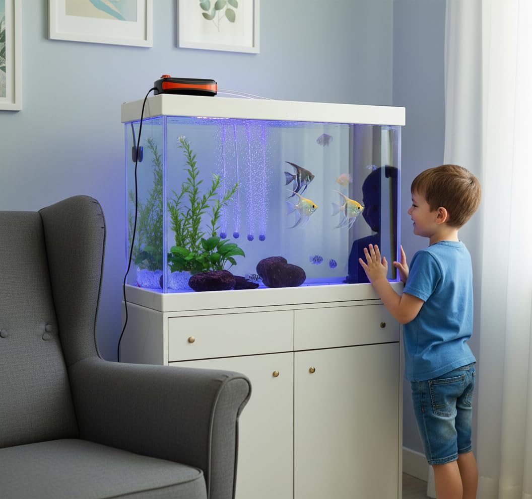 FEDOUR aquarium air pump accessory kit included for easy setup.