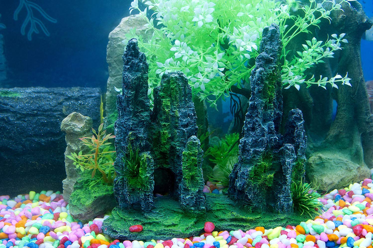 FEDOUR resin ornament is non-toxic and safe for fish.