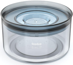 Feedoo 1Gallon No Spill Water Bowl with large capacity for mess-free drinking.