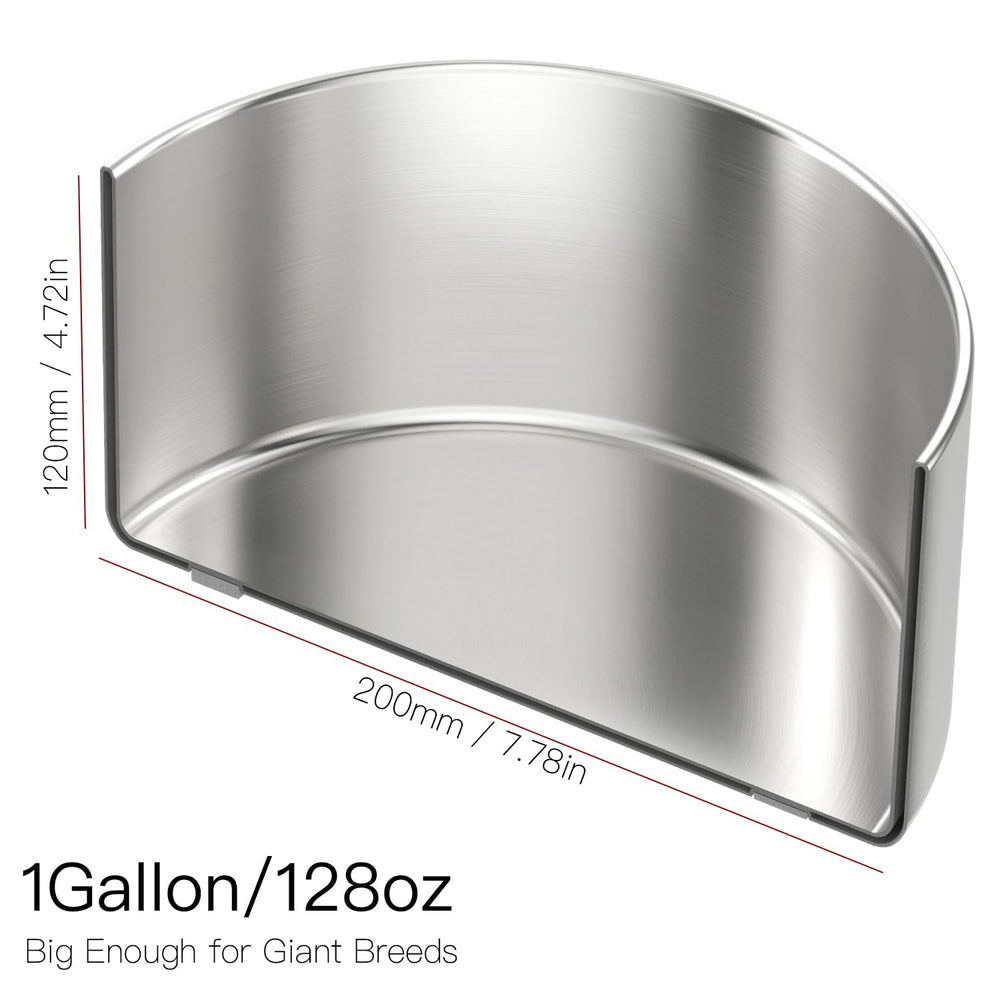 Feedoo durable bowl with anti-slip base prevents sliding during vigorous drinks
