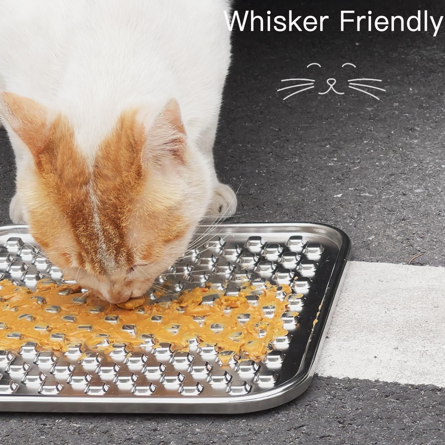 Feedoo two-pack setup ideal for dogs and cats during slow feeding.