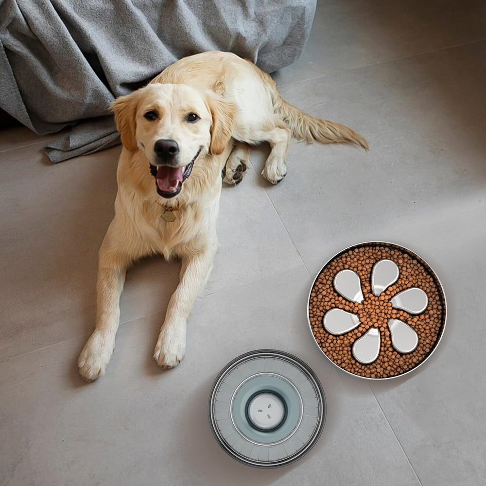 Feedoo mealtime mat with bowl image illustrates added non-slip protection.