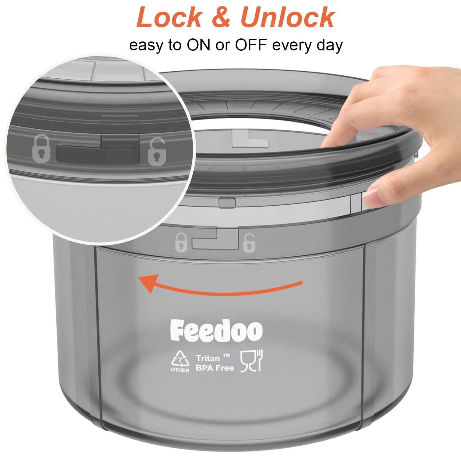 Feedoo no splash design helps prevent splashes during lively drinking sessions.