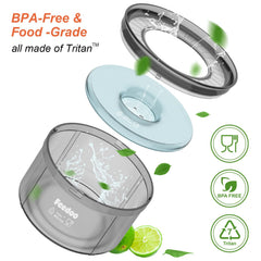 Feedoo Tritan BPA-Free water bowl highlights safe, durable, dishwasher-safe construction.