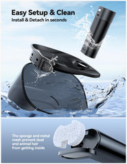 FEELNEEDY 4L-capacity ensures long-lasting water supply for multiple pets.