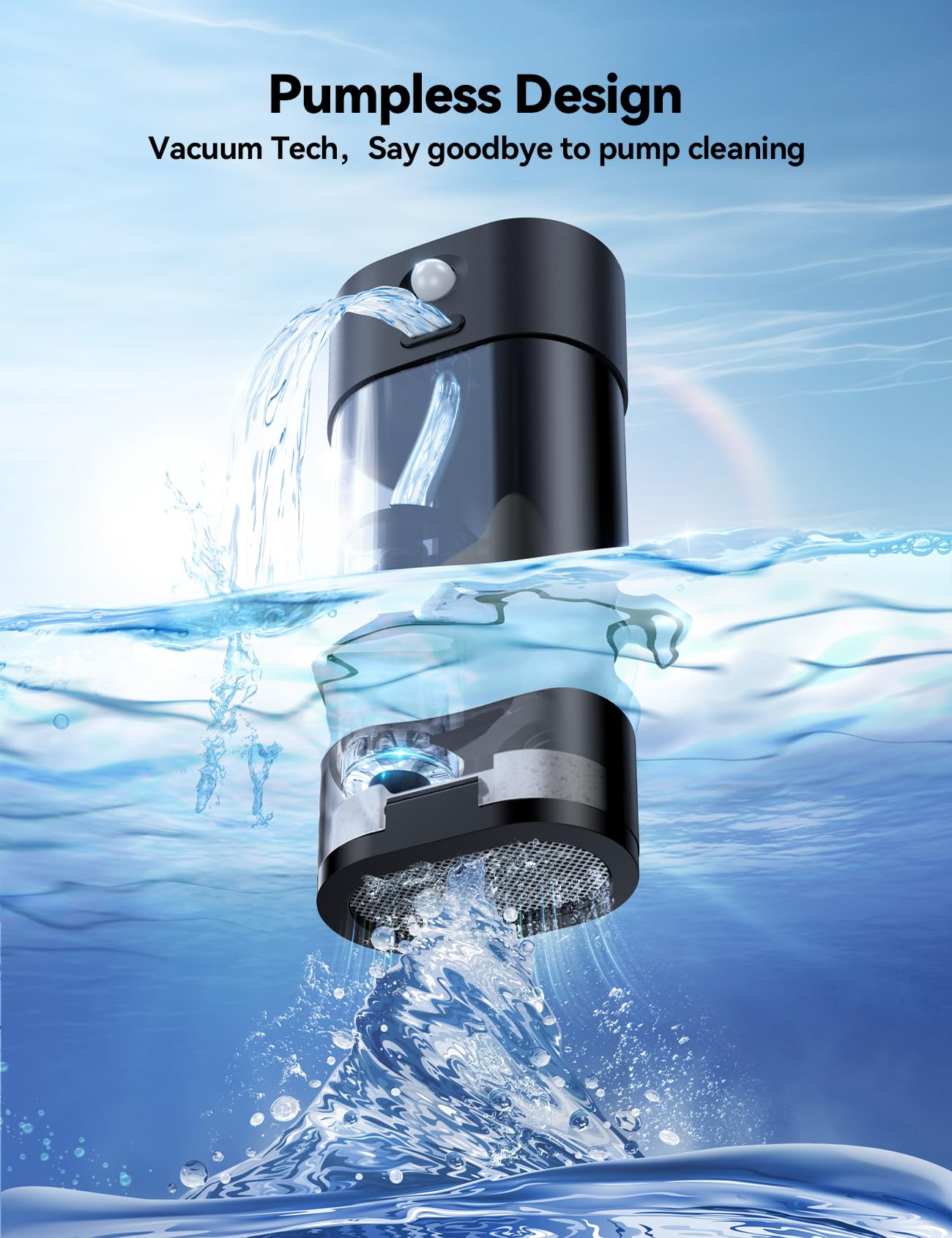 FEELNEEDY detachable-battery highlights portable water station for use during power outages.