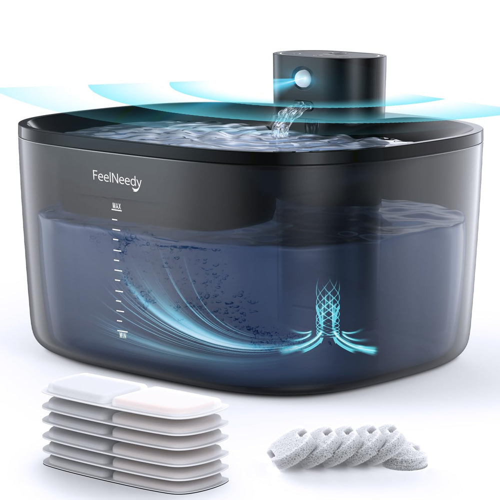 FEELNEEDY pumpless-design demonstrates quiet, safe water delivery with reduced maintenance.