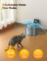 FEELNEEDY 304 stainless steel tank resists staining and is dishwasher-friendly.