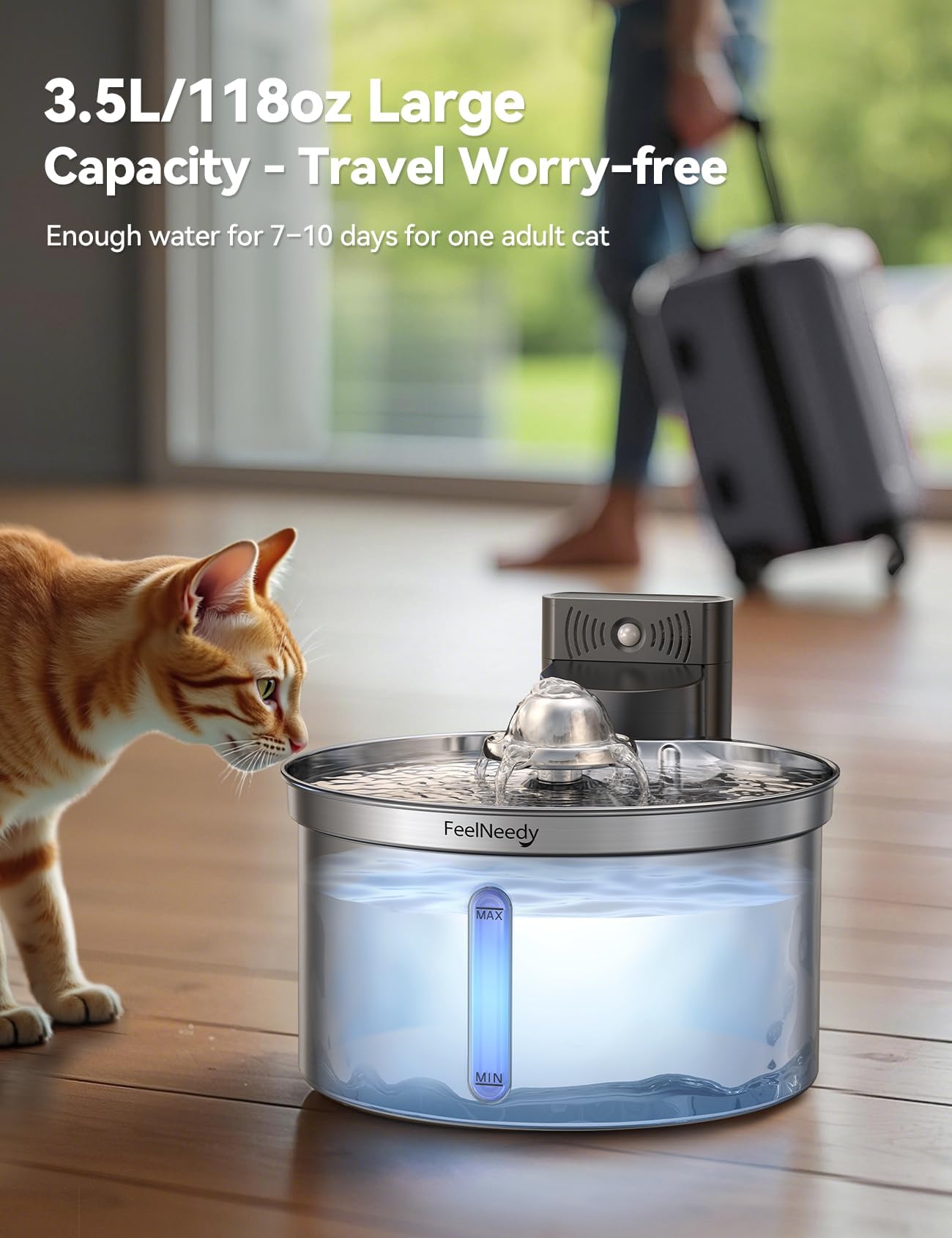 FEELNEEDY isolated water and electrical system prevents shocks and leaks.