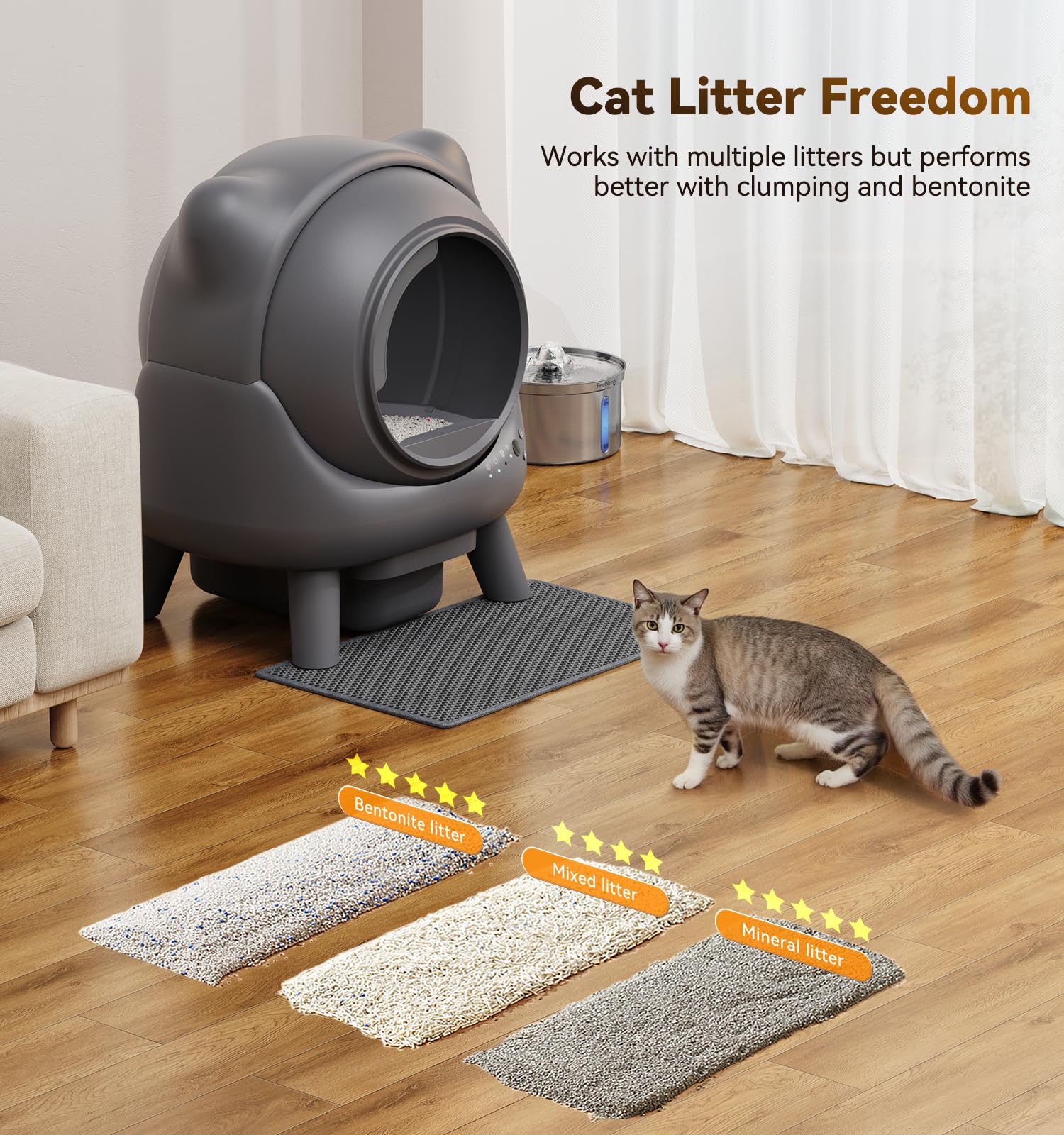 FEELNEEDY safety sensors infrared close-up ensuring pet safety during cycles.