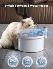 FEELNEEDY 3-5L capacity water tray reduces refills during busy days.