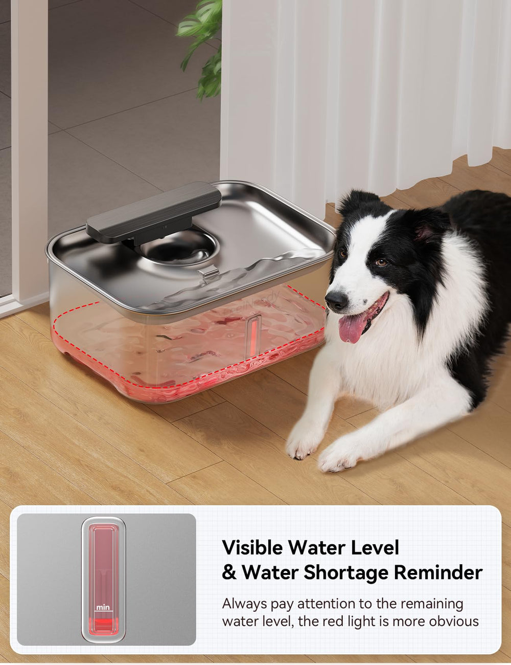 FEELNEEDY four-stage filtration delivers fresher-tasting water
