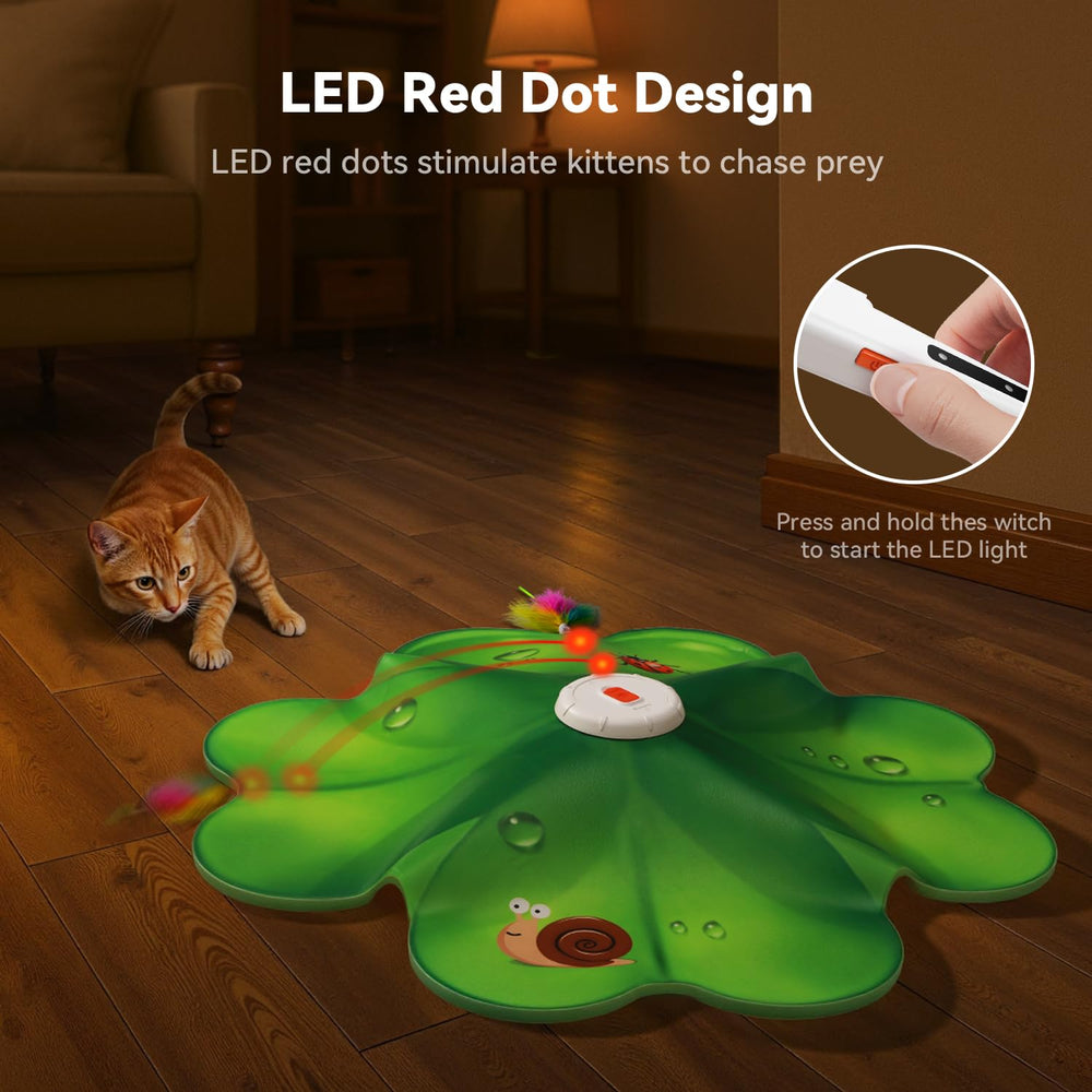 FEELNEEDY Cat Toy offers 3-speed modes to match different energy levels.