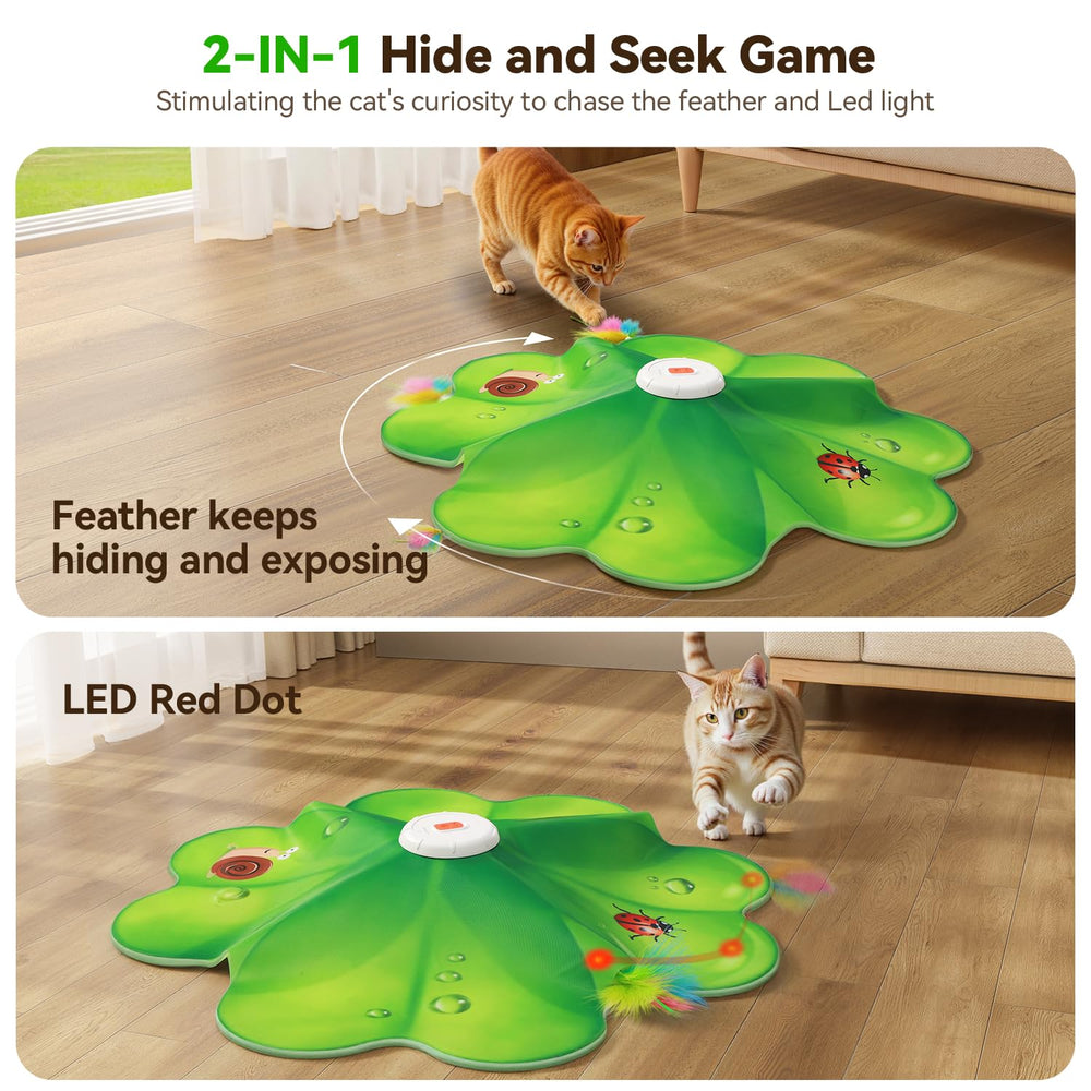 FEELNEEDY Cat Toy LED dot movement captures attention for visual stimulation.