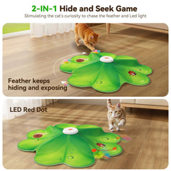 FEELNEEDY Cat Toy LED dot movement captures attention for visual stimulation.