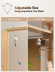 Feelneedy hanging clip with adjustable rope for versatile mounting