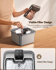 FEELNEEDY Visual Filter window lets you monitor filtration without disassembly