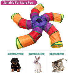 Feesok cat tunnel folds for easy storage