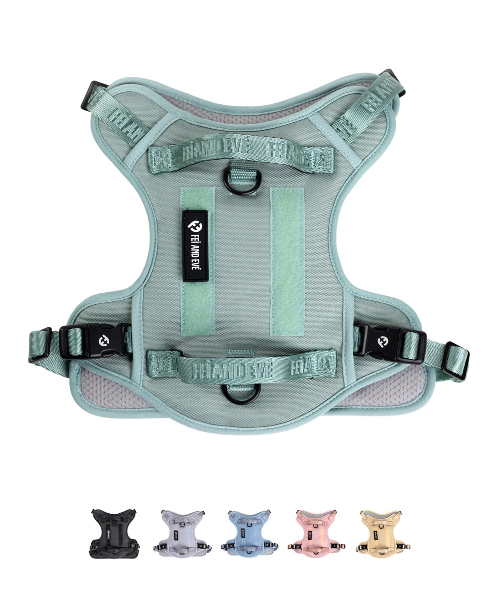 Fei & Eve Classic Harness front clip aids pull control during walks