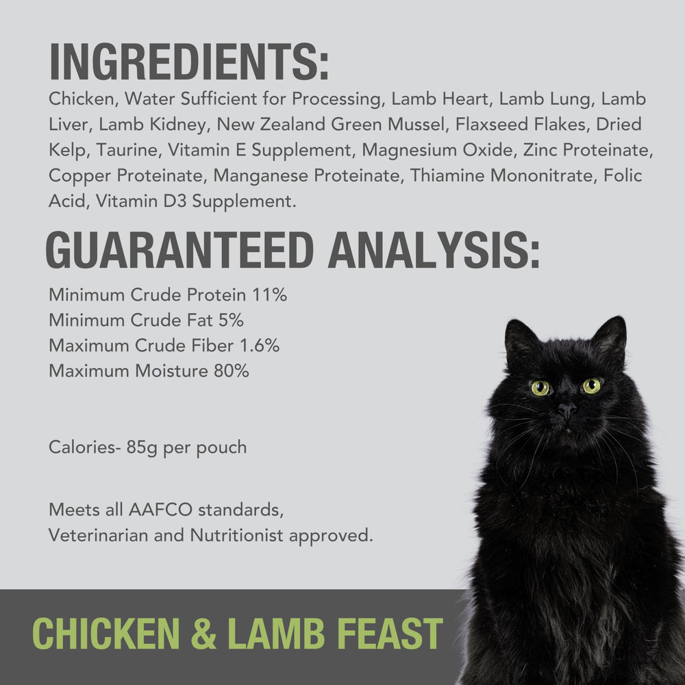 Feline Natural serving as meal or topper for cats