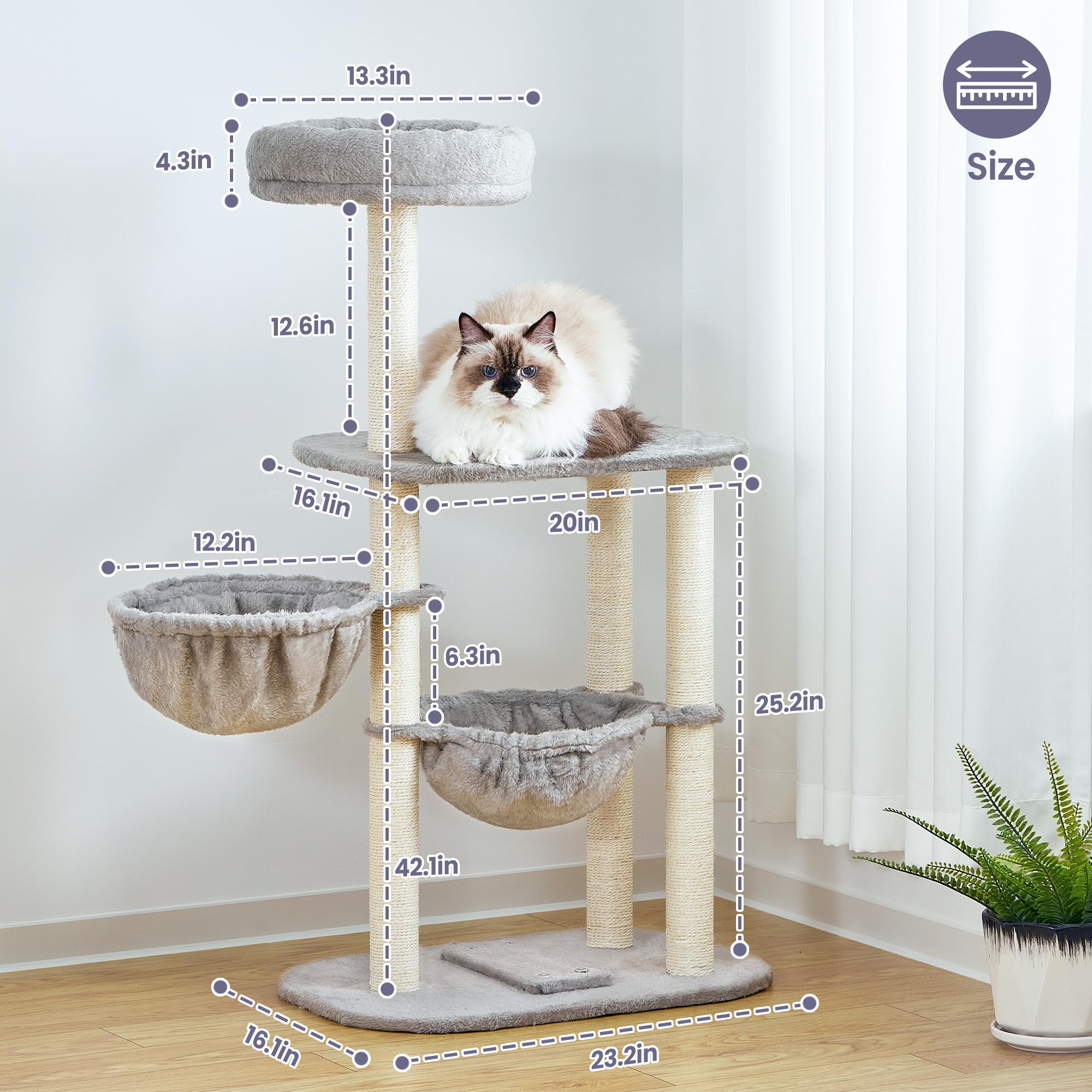 Feliskyn cat tree silent spare part supports peaceful nights.