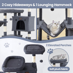 Feliskyn cat tree indoor condo provides a private retreat for multi-cat households.