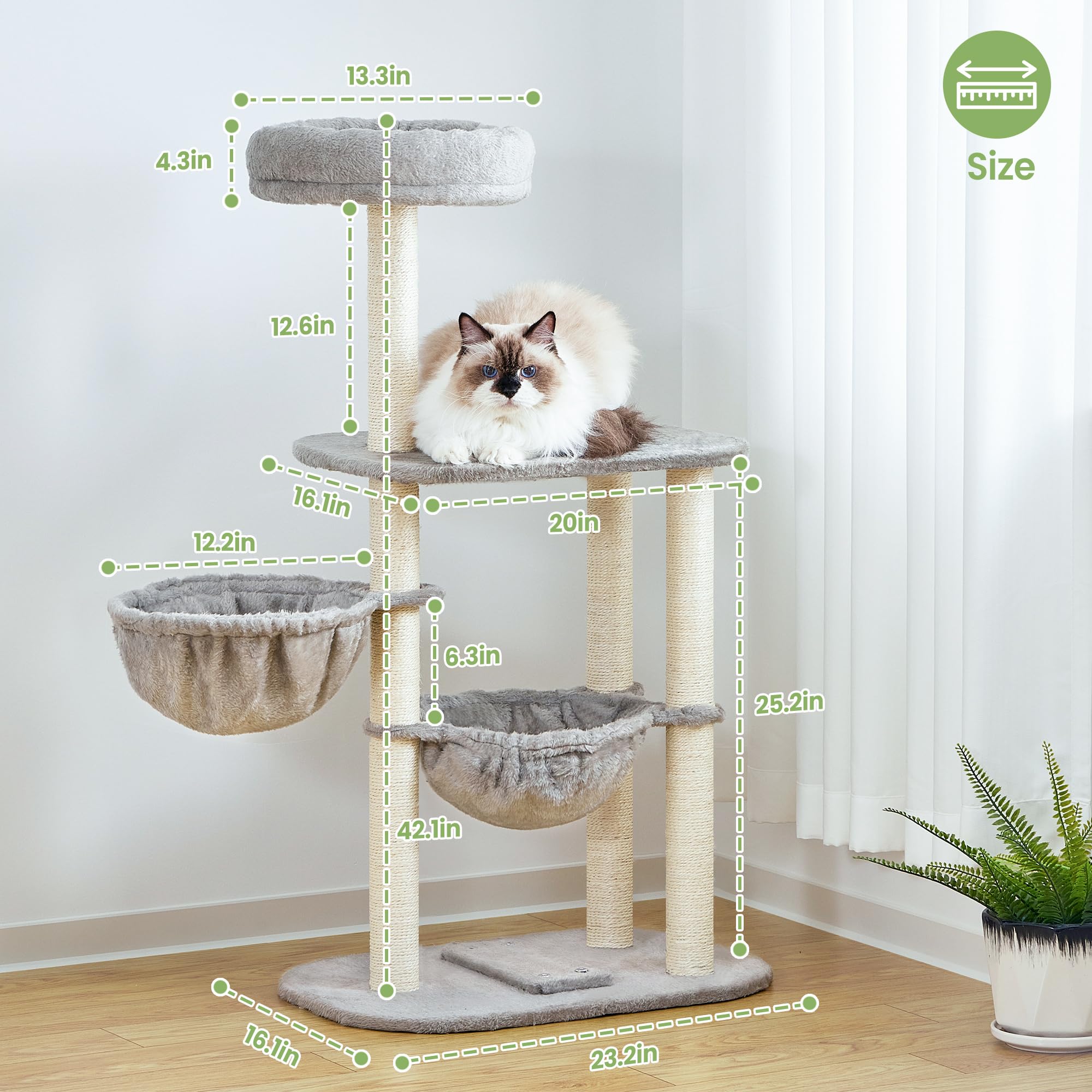 Feliskyn climbing branches offer safe elevated exploration