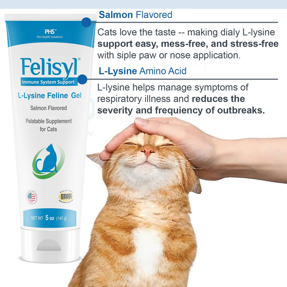 Dosing on a cat's paw shows convenient administration for daily use.